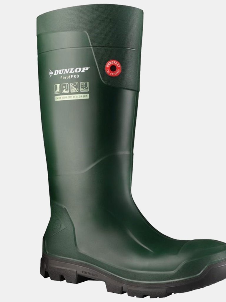 Dunlop Unisex Adult Purofort FieldPRO Galoshes - Green/Black