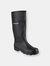 Universal PVC Welly / Mens Wellington Boots / Rain Boots - Black