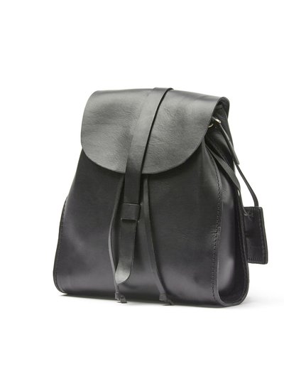 THE DUST COMPANY Leather Backpack Black Tribeca Collection product