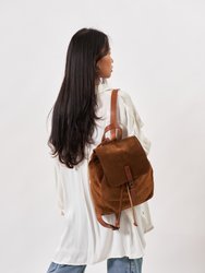 Leather Backpack Brown Venice Collection