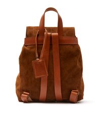 Leather Backpack Brown Venice Collection