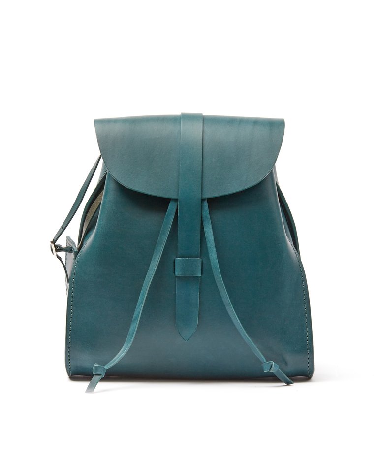 Leather Backpack Jade Tribeca Collection