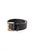 Leather Belt Black Size Medium - Black