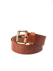 Leather Belt Brown Size Large
