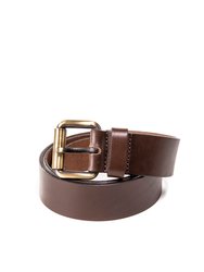 Leather Belt Dark Brown Size Medium