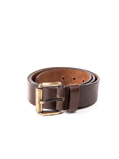 THE DUST COMPANY Leather Belt Dark Brown Size Medium product