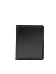 Leather Cardholders In Cuoio Black New York Style - Black