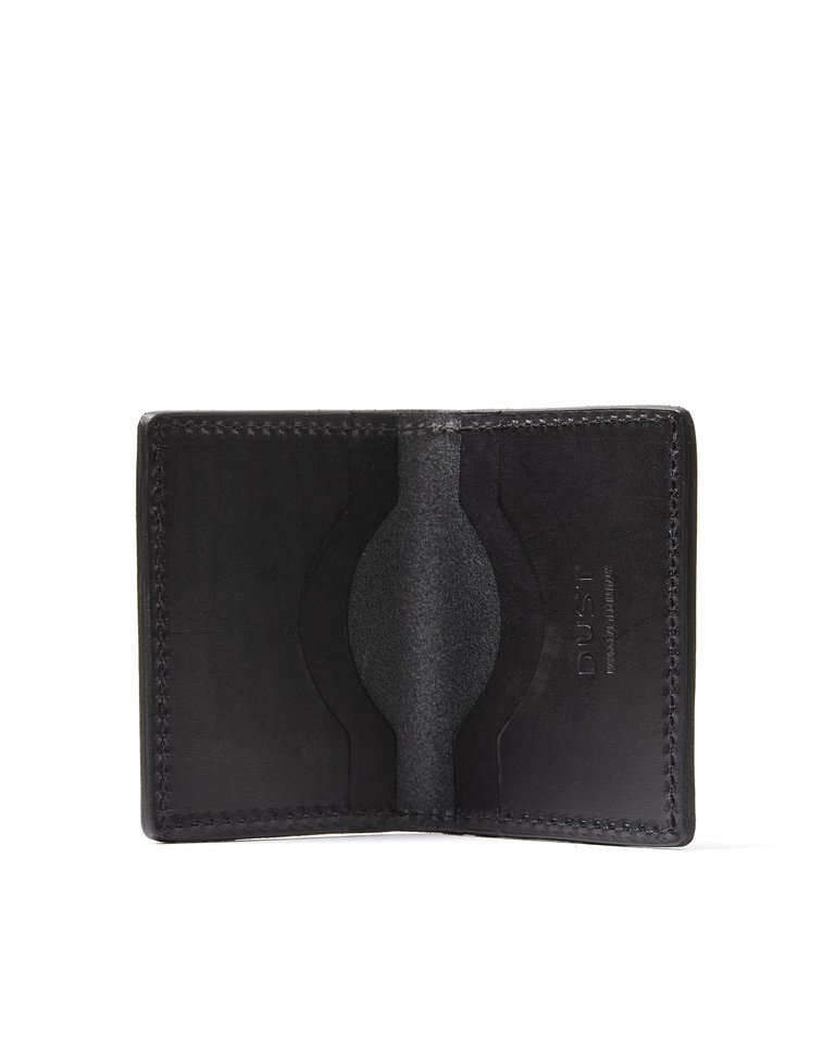 Leather Cardholders In Cuoio Black New York Style