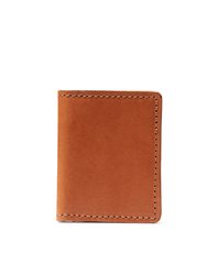 Leather Cardholders In Cuoio Brown New York Style - Brown