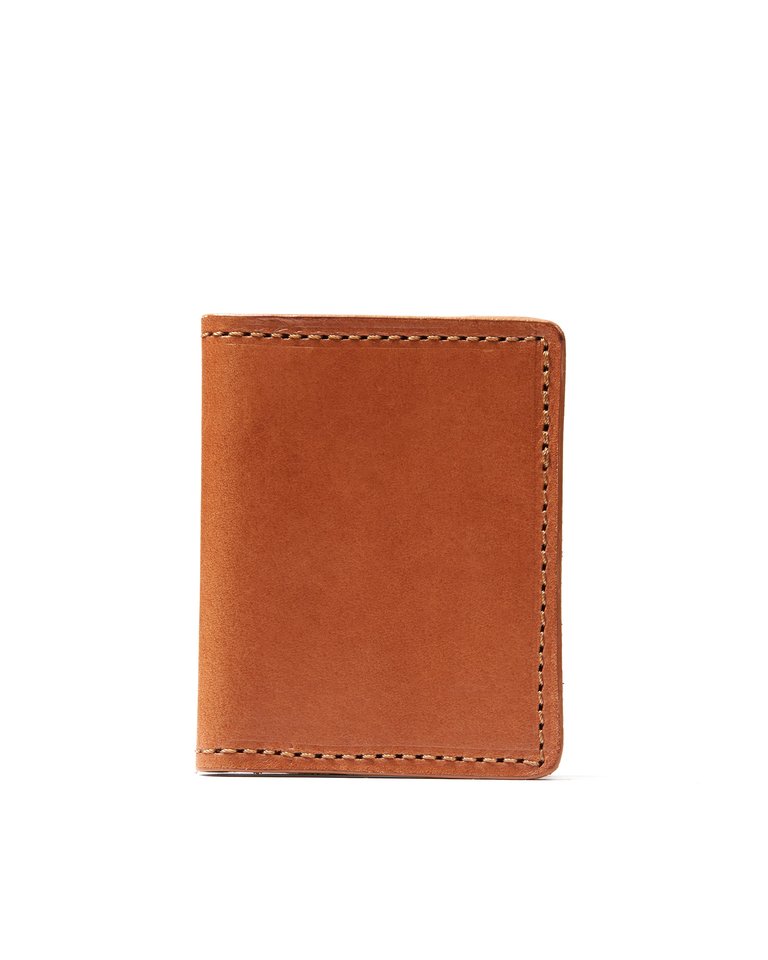 Leather Cardholders In Cuoio Brown New York Style - Brown