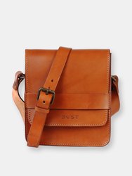 Leather Messenger Bag in Cuoio Brown Mod 114 - Brown