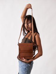 Leather Messenger Brown Camden Collection