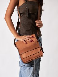 Leather Messenger Heritage Brown Camden Collection