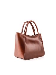 Leather Tote Brown - Brown