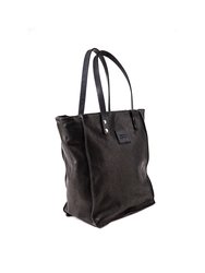 Leather Tote In Lambskin Black Mod 288 - Black