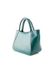 Leather Tote - Jade