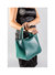 Leather Tote - Jade