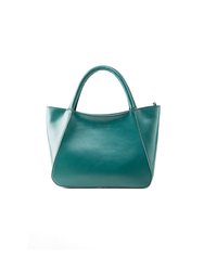 Leather Tote - Jade