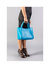 Leather Tote Light Blue