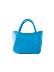 Leather Tote Light Blue