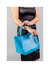 Leather Tote Light Blue