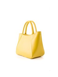 Leather Tote Yellow - Yellow