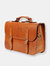 Mod 101 Briefcase in Cuoio Brown