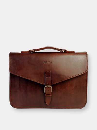 THE DUST COMPANY Mod 122 Briefcase in Cuoio Havana product
