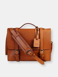 Mod 125 Briefcase in Cuoio Brown