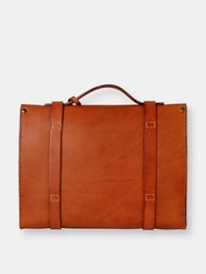 Mod 125 Briefcase in Cuoio Brown