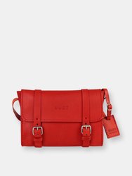 Mod 134 Messenger Bag in Cuoio Red