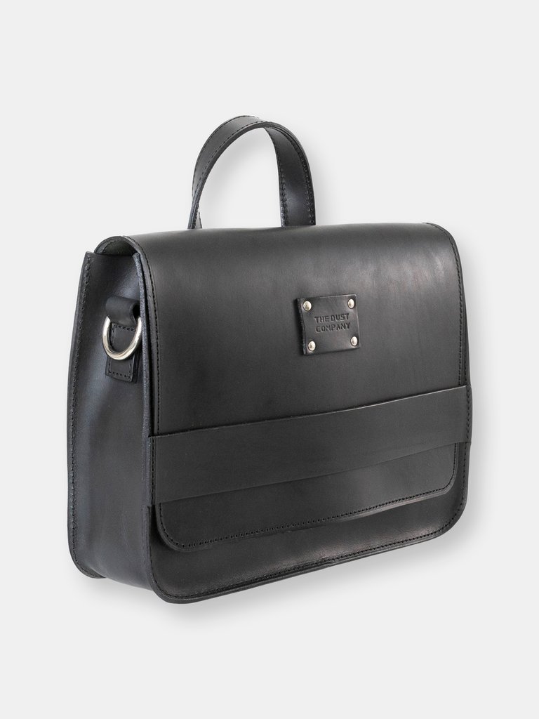 Mod 160 Messenger Bag in Cuoio Black