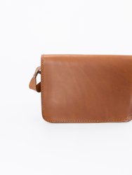 Mod 163 Clutch in Cuoio Brown