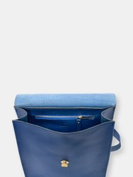 Mod 232 Backpack in Cuoio Blue