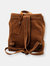 Mod 238 Backpack in Leather Suede Brown