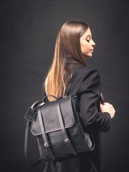 Mod 260 Backpack in Leather Black