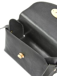 The Small Box In Leather Black
