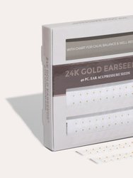 40 Piece Clear Tape “Invisible” 24-Karat Gold EarSeeds