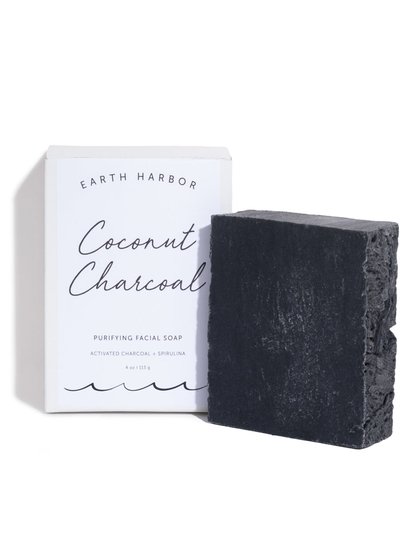 Earth Harbor Naturals Coconut Charcoal Purifying Facial Soap product