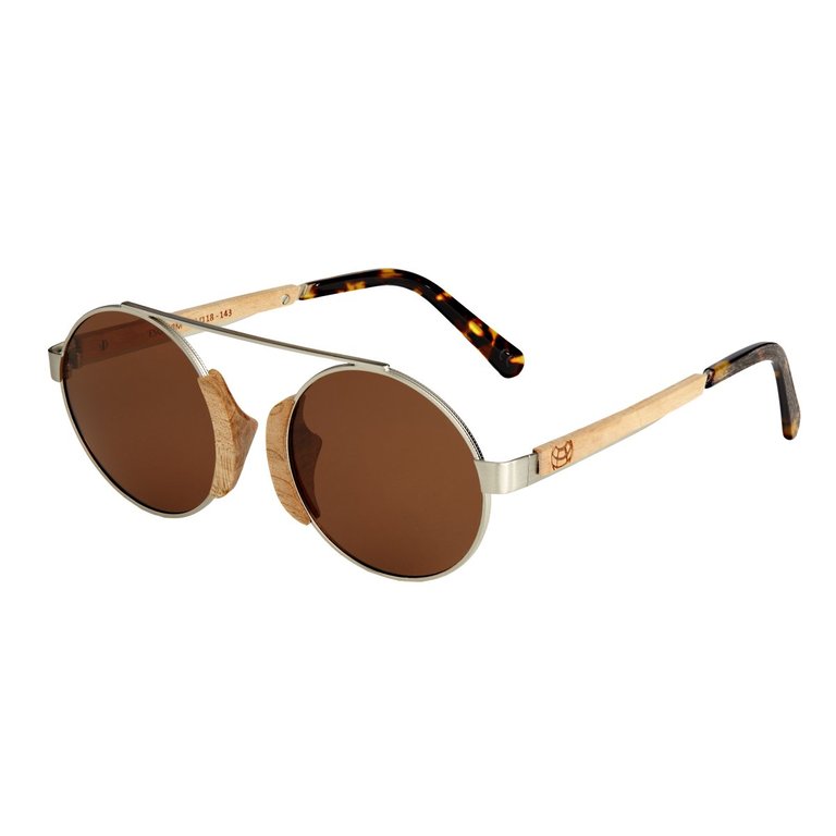 Anakena Polarized Sunglasses - Cedar/Brown