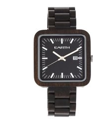 Berkshire Bracelet Watch With Date - Dark Brown