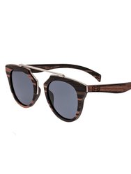 Ceira Polarized Sunglasses - Brown Stripe/Black