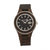 Cherokee Bracelet Watch With Magnified Date - Dark Brown