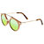 Earth Wood Petani Polarized Sunglasses - Annato/Green