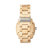 Earth Wood Scaly Bracelet Watch w/Date