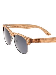 Moonstone Polarized Sunglasses - Bamboo-Ebony/Black