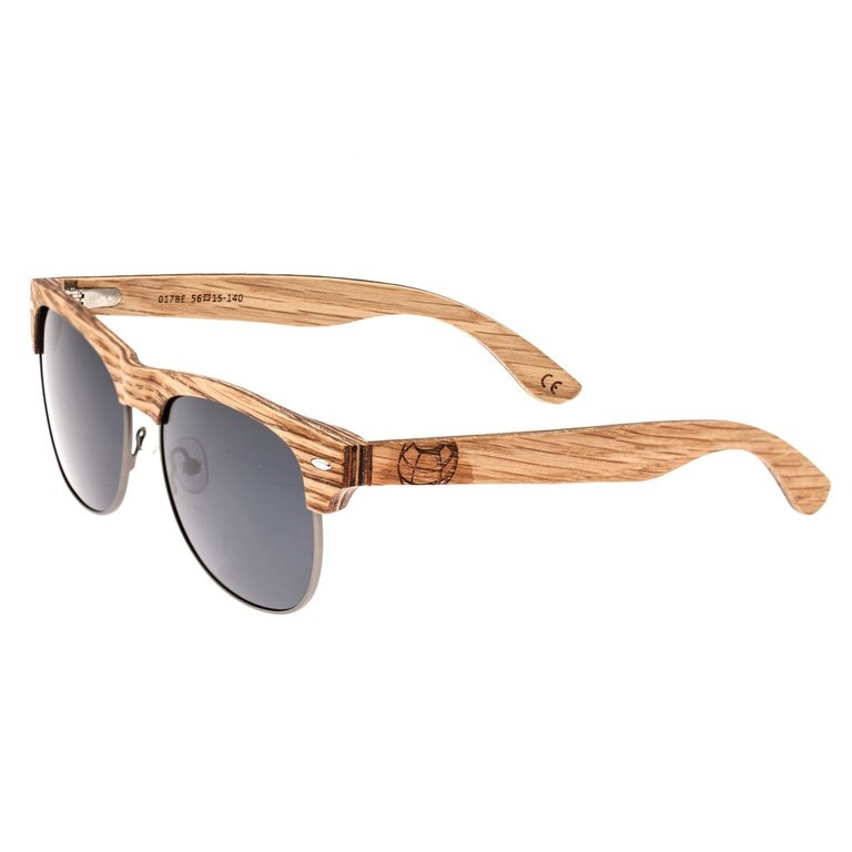 Moonstone Polarized Sunglasses - Bamboo-Ebony/Black