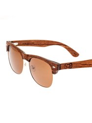 Moonstone Polarized Sunglasses - Red Rosewood/Brown