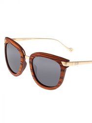 Nissi Polarized Sunglasses - Mahogany/Black