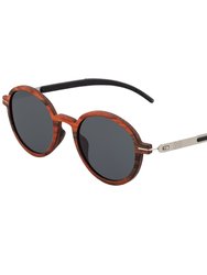 Toco Polarized Sunglasses - Red Rosewood/Black